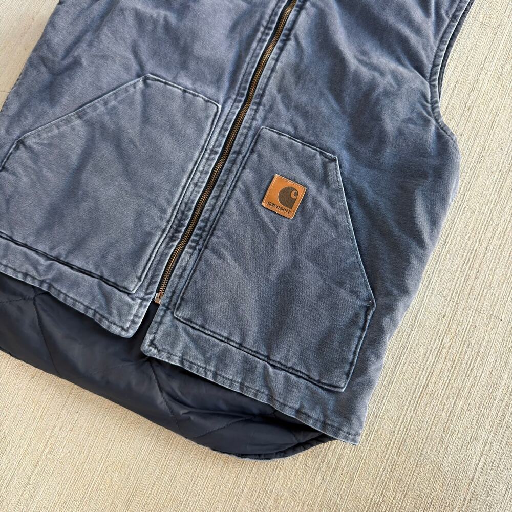 Carhartt V02 PTL gray work wear vest - Picture 2 of 4